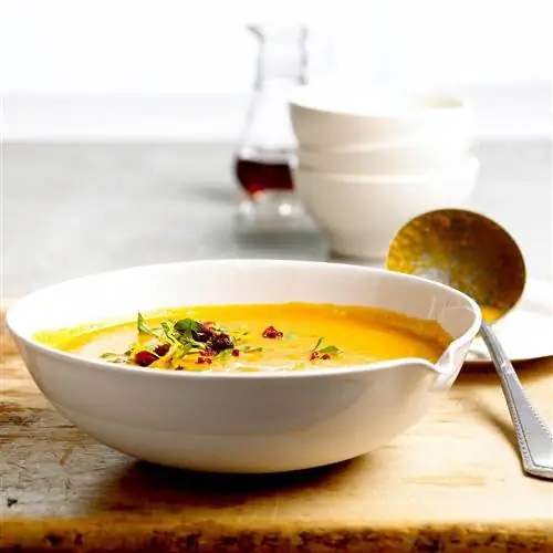 Тыквенный суп с карри