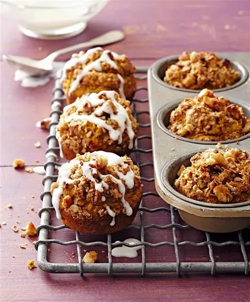 Безглютеновые маффины с тыквой и грецкими орехами