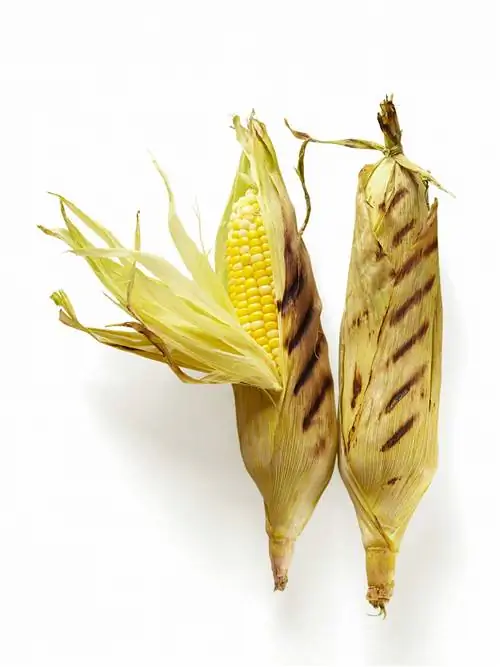 Жареная кукуруза в початках