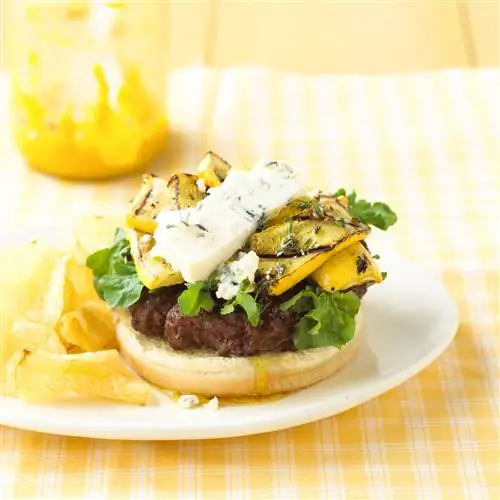 Бургер с садом