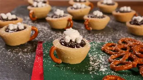 Чашки для горячего шоколадного печенья