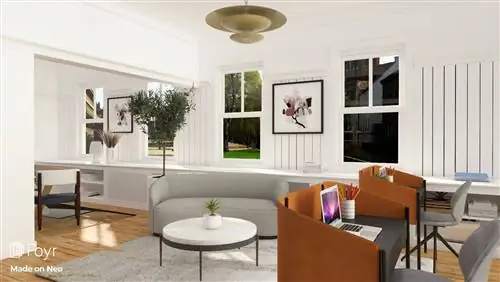 зона отдыха и офисное помещение