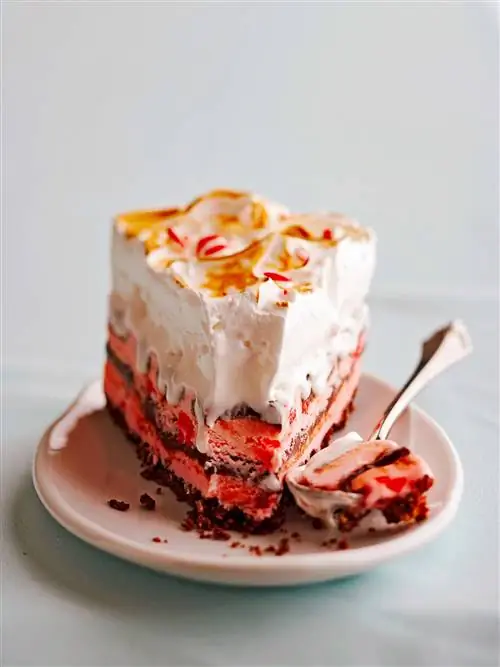 Пирог с мятой и помадкой