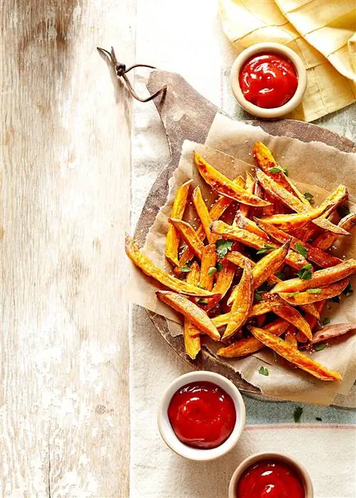 сладкий картофель фри