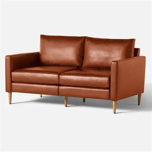 Модульный дизайн Loveseat 7 тканей и 2 кожи.