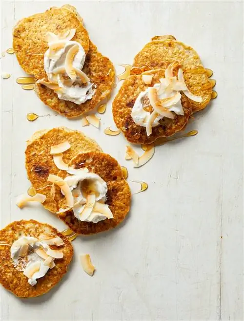 Веганские банановые оладьи