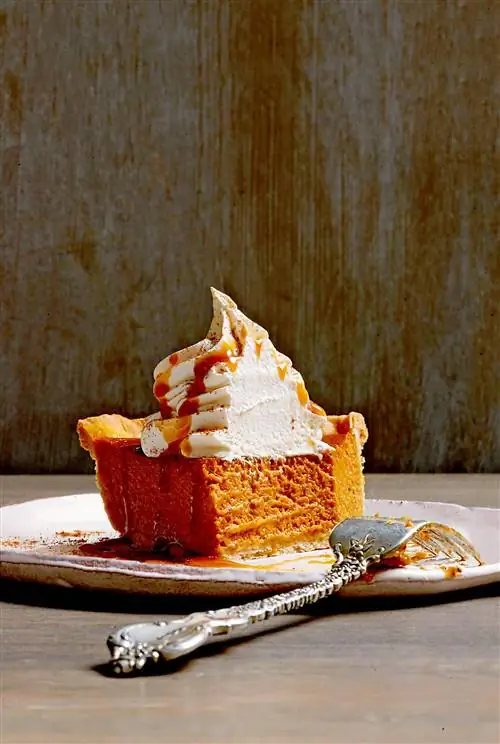 Латте-пай с тыквой и специями