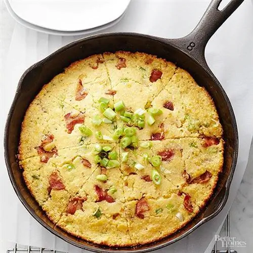 4 способа приготовления кукурузного хлеба на сковороде