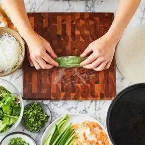 спринг-ролл с овощами