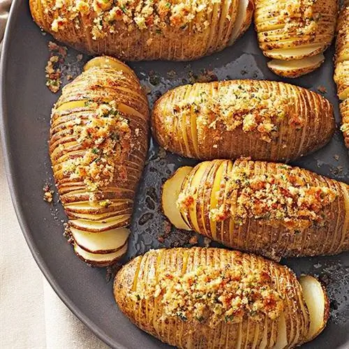 Картофель Хассельбек с панировочными сухарями