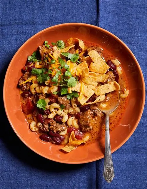 Быстрый или медленный Cheesy Chili Mac