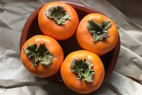 хурма в миске