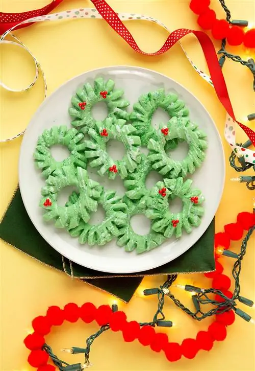 Венки в форме сахарного печенья