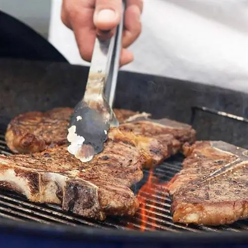 Стейк на гриле