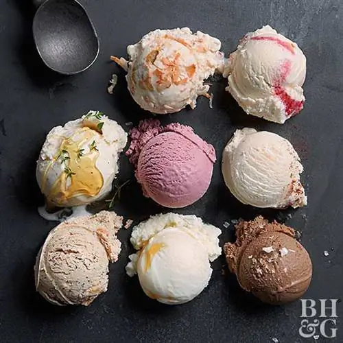 Основа для мороженого со сладким кремом