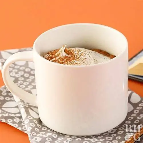 Кружка латте с тыквой и специями Маффин