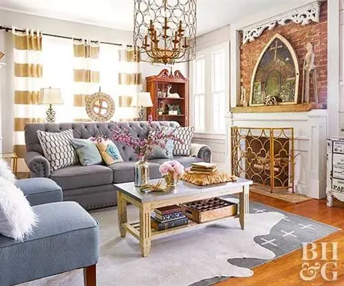 Загляните внутрь этого очаровательного коттеджа с индивидуальностью