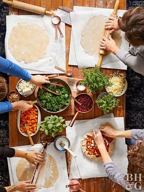 приготовление галет с начинкой