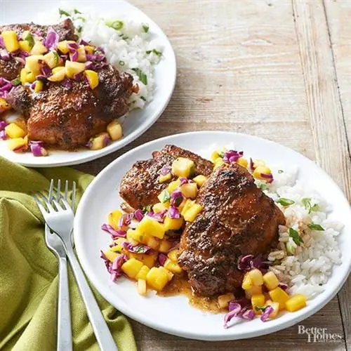 Вяленые куриные бедра с приправой из манго и ананаса