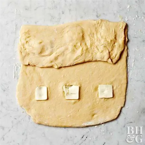 Сложить тесто