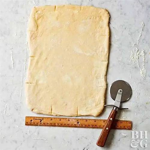 Отметить тесто