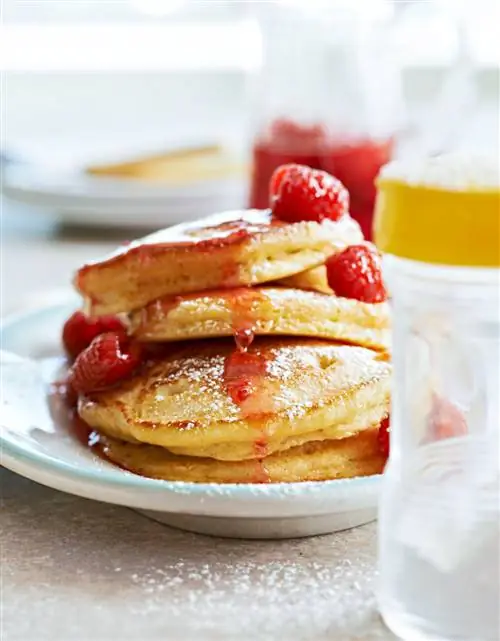 Оладьи с апельсиновой рикоттой