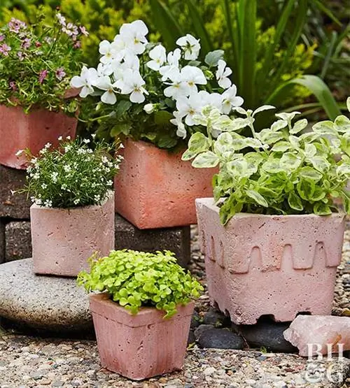 Как лить бетонные горшки