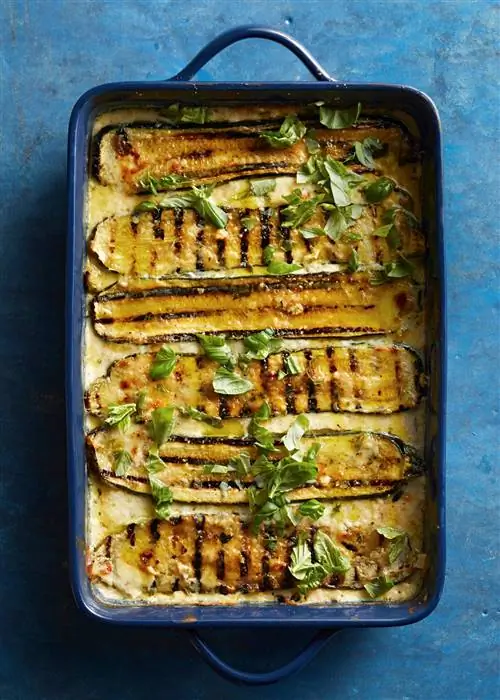 Кабачки на гриле Пармиджана