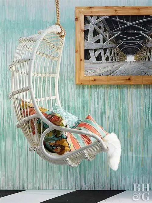 плетеный гамак