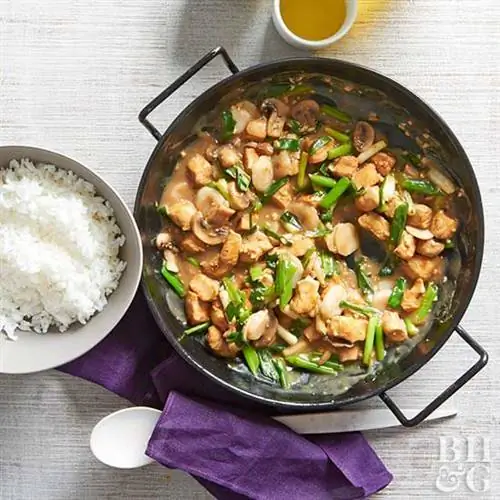 Чесночный куриный фарш