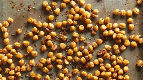 Жареный нут с розмарином