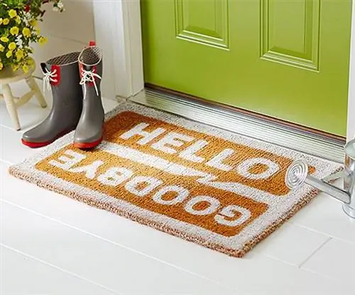 приветственный коврик