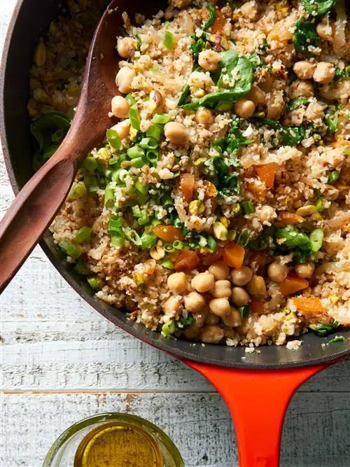Цветная капуста из нута "Кус-кус"