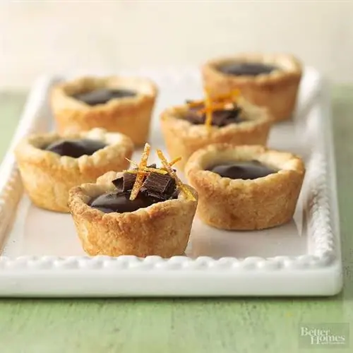 Чашки с апельсиновым трюфелем