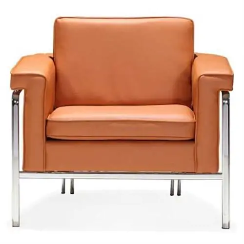 терракотовое кресло