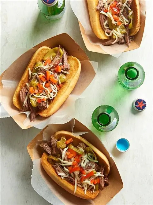 Острые итальянские бутерброды с говядиной