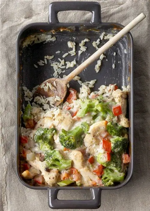 Курица с пармезаном и брокколи