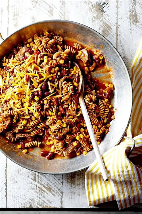 Ротини с говядиной и фасолью