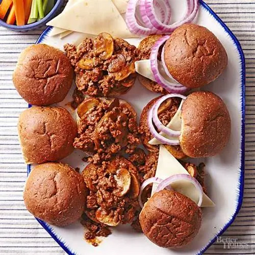 Острый гриб Sloppy Joes