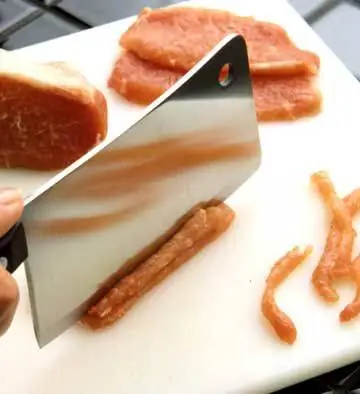 тонко нарезанное мясо