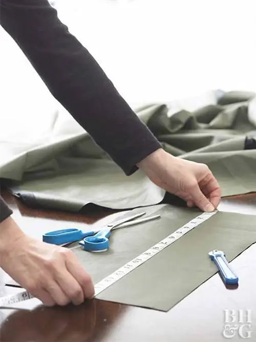 Шаг 1: Измерьте ворсовую стену