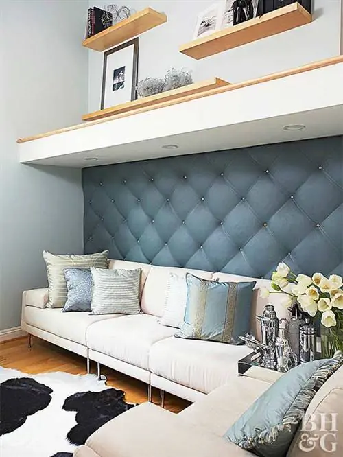 Мягкая стена своими руками