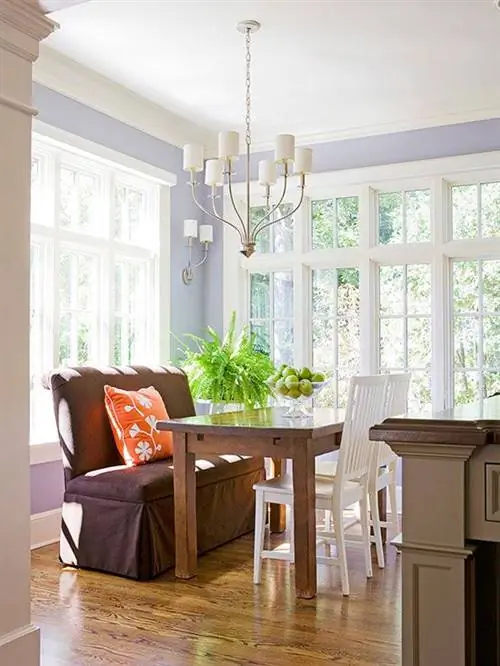 фиолетовая столовая