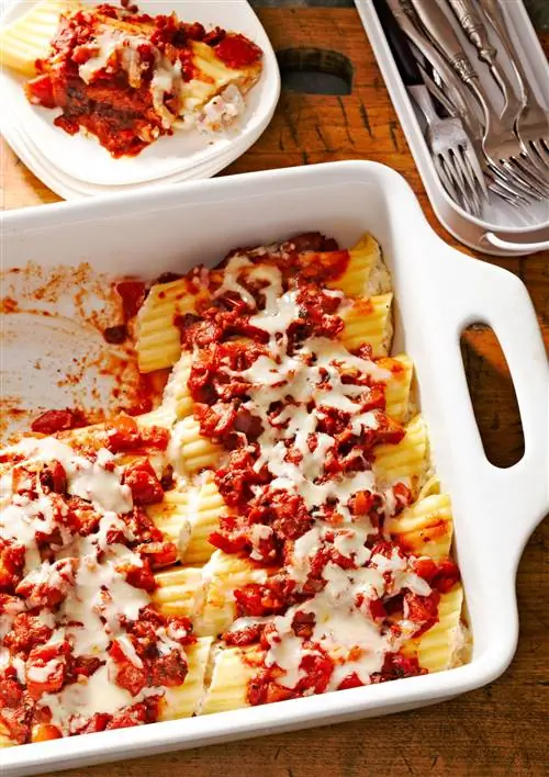 Предварительная подготовка индейки Manicotti
