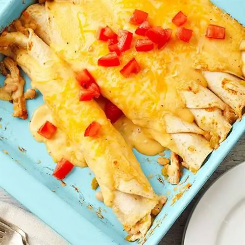 Заранее приготовленные куриные энчилады