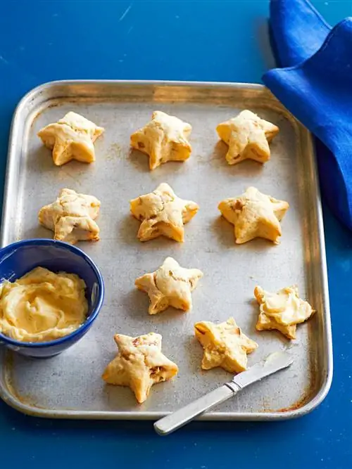 Имбирно-грушевые звездчатые лепешки