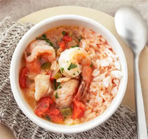 Карибское рагу из морепродуктов