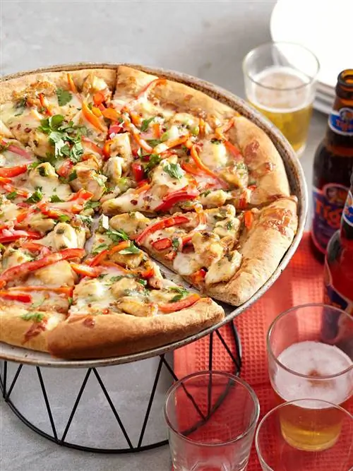 Тайская куриная пицца