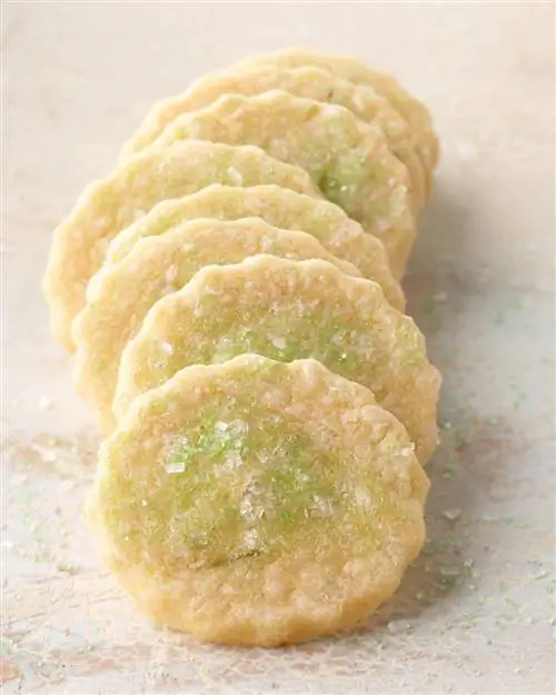 Печенье из кукурузной муки и лаймового масла