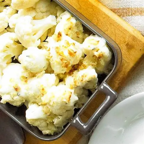Запеканка из цветной капусты с начинкой